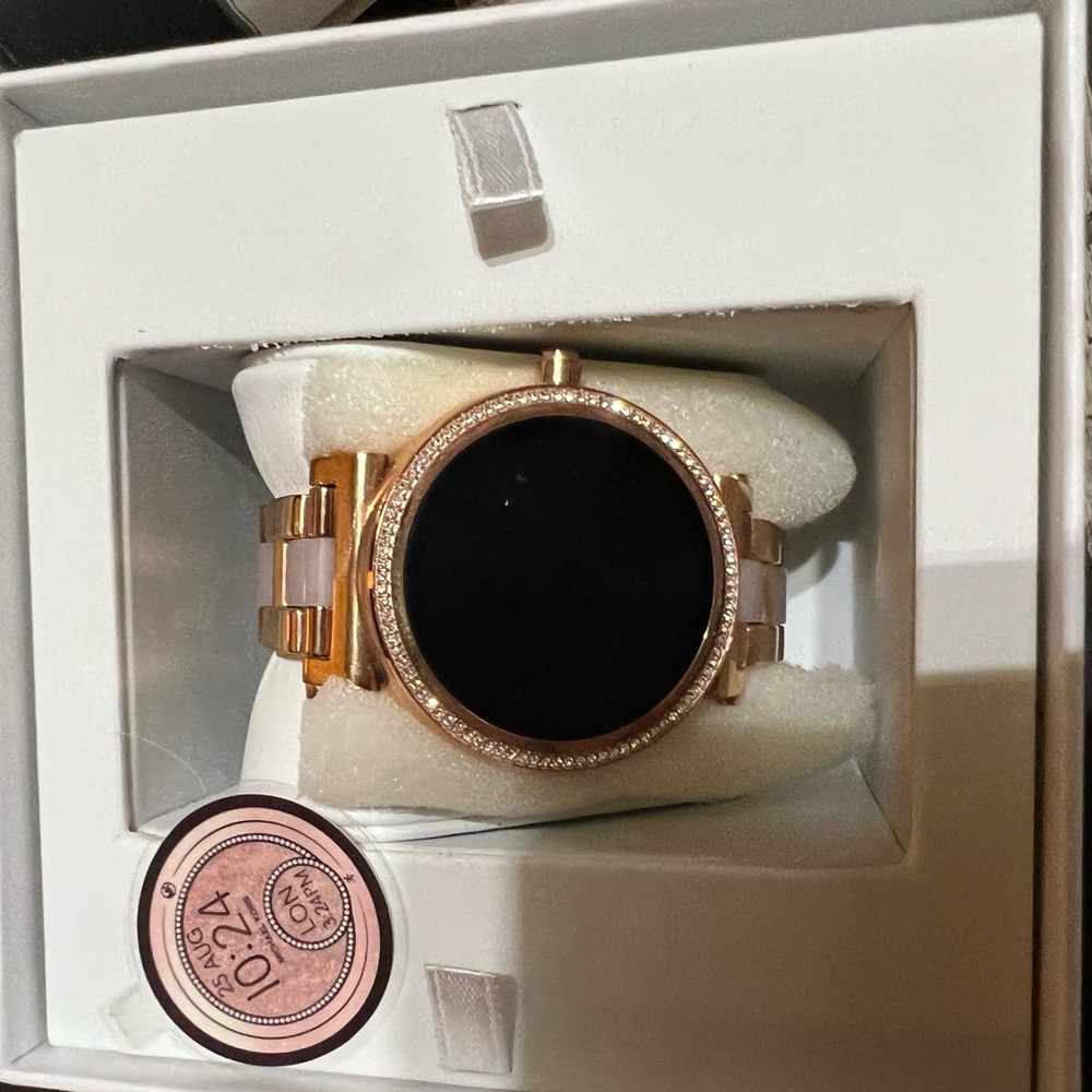Michael Kors Access Smart Watch.  Can connect to Android or Iphone.